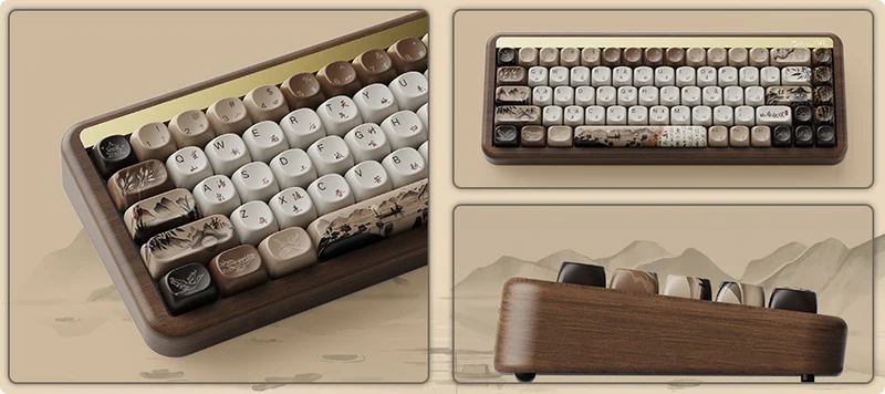 22202 iljzy akko mu01 mountain seclusion mechanical keyboard