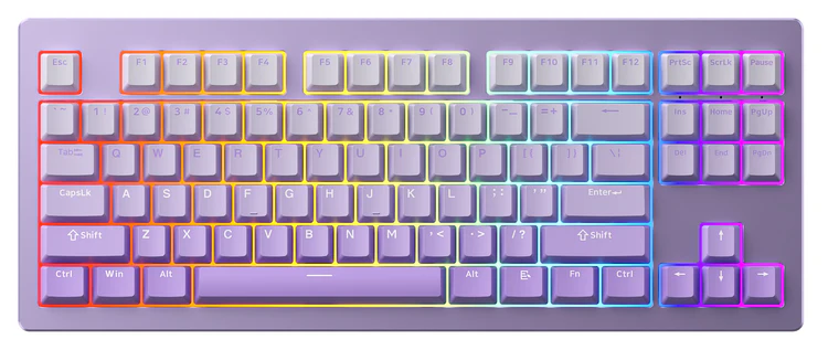 22225 bdu73 monsgeek m3w purple kailh ice cream pink