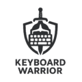 keyboard warrior logo design (2)